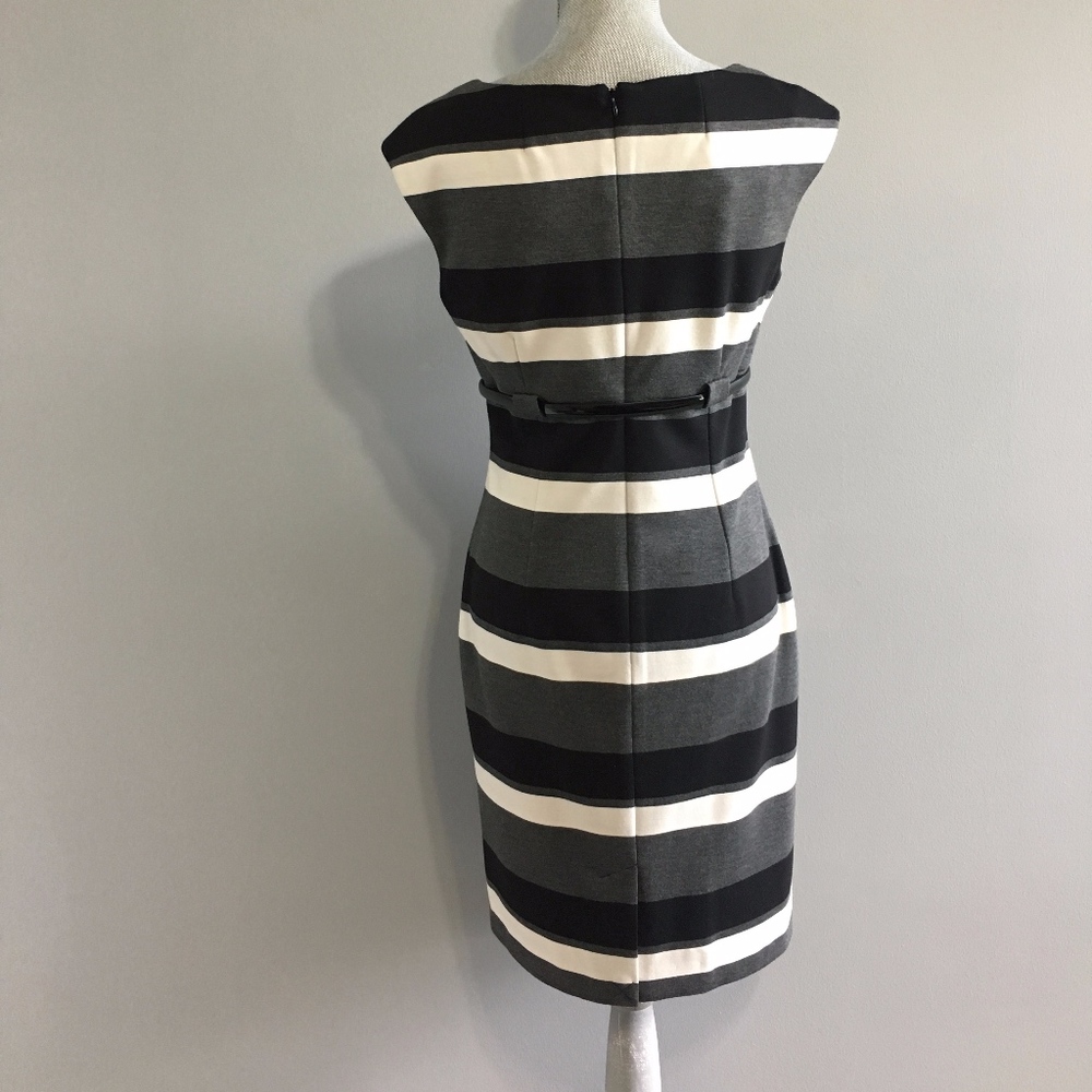 Calvin Klein Striped Sheath Dress - Picture 4 of 5